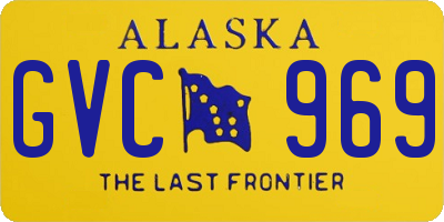 AK license plate GVC969