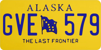 AK license plate GVE579