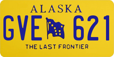 AK license plate GVE621