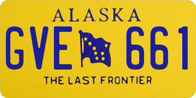 AK license plate GVE661