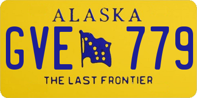 AK license plate GVE779