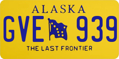 AK license plate GVE939