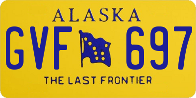 AK license plate GVF697