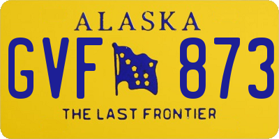 AK license plate GVF873