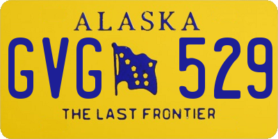 AK license plate GVG529