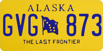 AK license plate GVG873