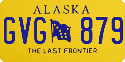 AK license plate GVG879