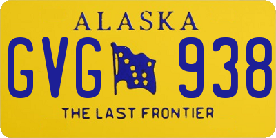 AK license plate GVG938