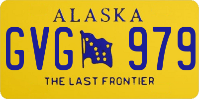 AK license plate GVG979