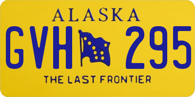 AK license plate GVH295