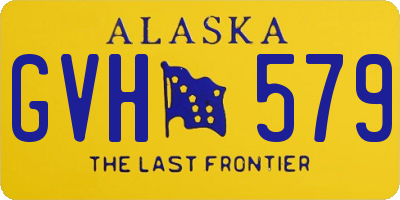 AK license plate GVH579