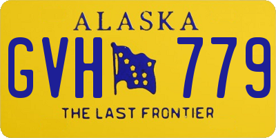 AK license plate GVH779