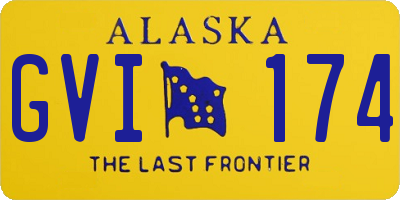 AK license plate GVI174