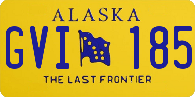 AK license plate GVI185