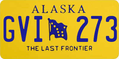 AK license plate GVI273