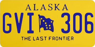 AK license plate GVI306