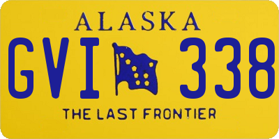 AK license plate GVI338