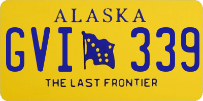 AK license plate GVI339