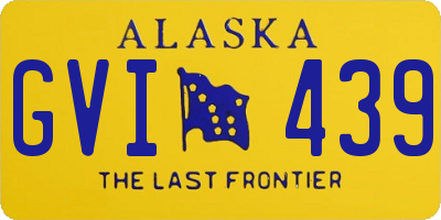 AK license plate GVI439