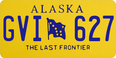 AK license plate GVI627