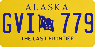 AK license plate GVI779