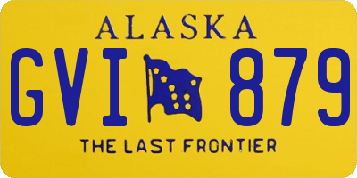 AK license plate GVI879