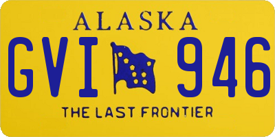 AK license plate GVI946