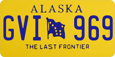 AK license plate GVI969