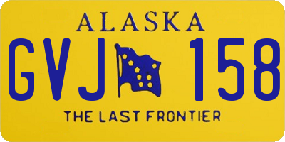 AK license plate GVJ158