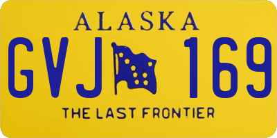 AK license plate GVJ169