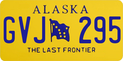 AK license plate GVJ295