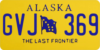 AK license plate GVJ369