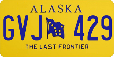 AK license plate GVJ429