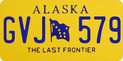 AK license plate GVJ579