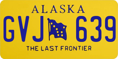 AK license plate GVJ639