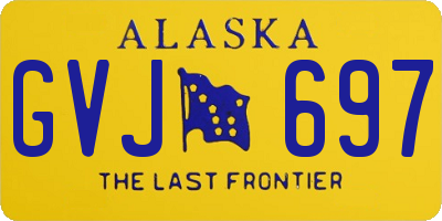 AK license plate GVJ697