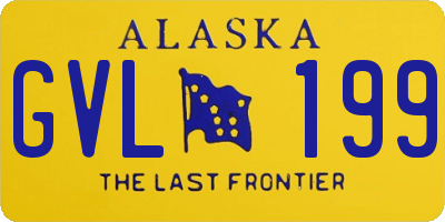 AK license plate GVL199