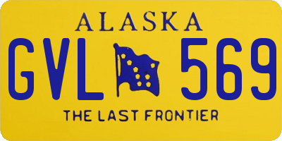 AK license plate GVL569