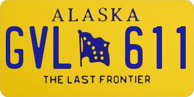 AK license plate GVL611