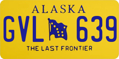 AK license plate GVL639