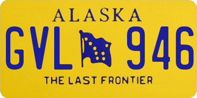 AK license plate GVL946