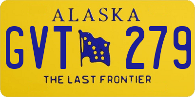 AK license plate GVT279