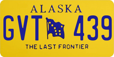 AK license plate GVT439