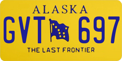 AK license plate GVT697