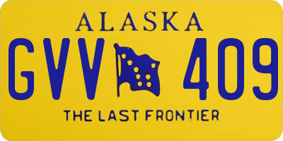 AK license plate GVV409