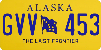 AK license plate GVV453