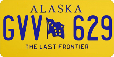 AK license plate GVV629