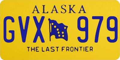 AK license plate GVX979