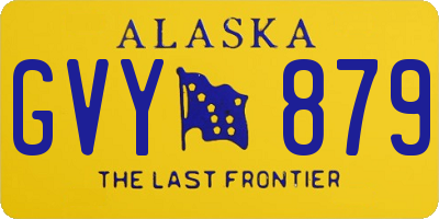 AK license plate GVY879