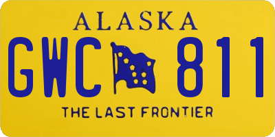 AK license plate GWC811